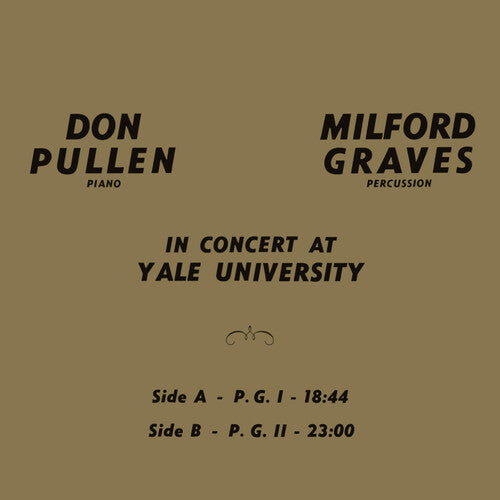 Graves,milford / Pullen,don - In Concert At Yale University - Vinyl Record