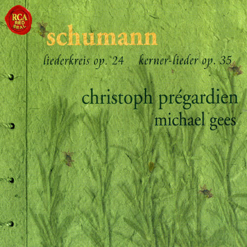 Schumann / Pregardien / Gees - Lieder - Music CD