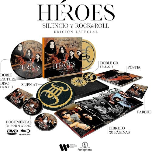 Héroes del Silencio - Heroes: Silencio Y Rock & Roll - Ltd Special Edition Box - [2LP Picture Disc/2CD/Blu-ray]