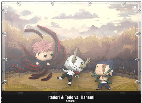 Funko Pop Moments Deluxe - Pop Deluxe Jujutsu Kaisen Itadori & Todo Vs Hanami - Collectibles