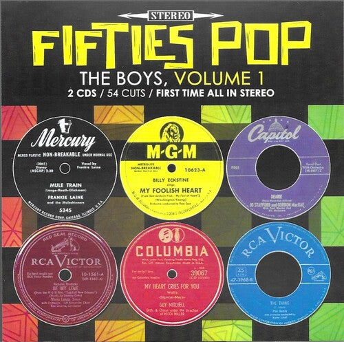 50s Pop Boys V1-54 Cuts-100% First Time / Var - 50s Pop Boys V1-54 Cuts-100% First Time / Var - Music CD