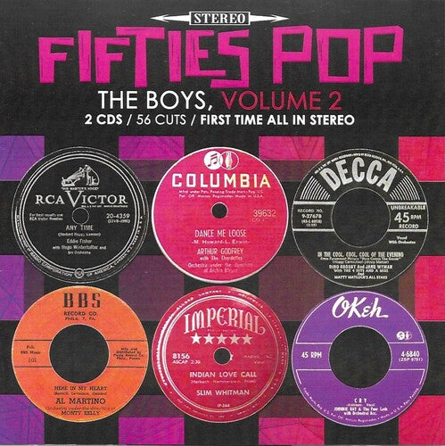 50s Pop Boys V2-56 Cuts-100% First Time / Var - 50s Pop Boys V2-56 Cuts-100% First Time / Var - Music CD