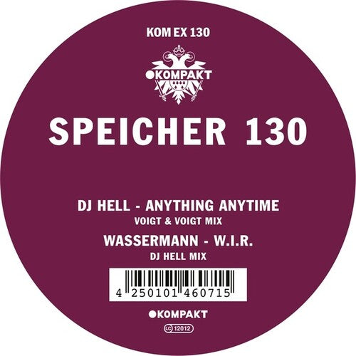 Dj Hell / Wassermann - Speicher 130 - Vinyl Record