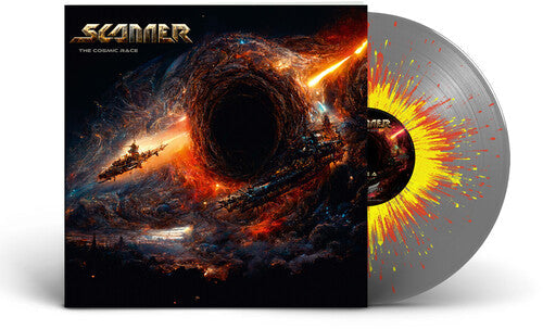 Scanner - Cosmic Race - Silver/red/yellow Splatter