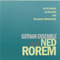 Rorem / Gotham Ensemble - Gotham Ensemble Plays Ned Rorem - Music CD