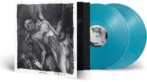 Xasthur - All Reflections Drained - Silver/blue Marble - Vinyl Record
