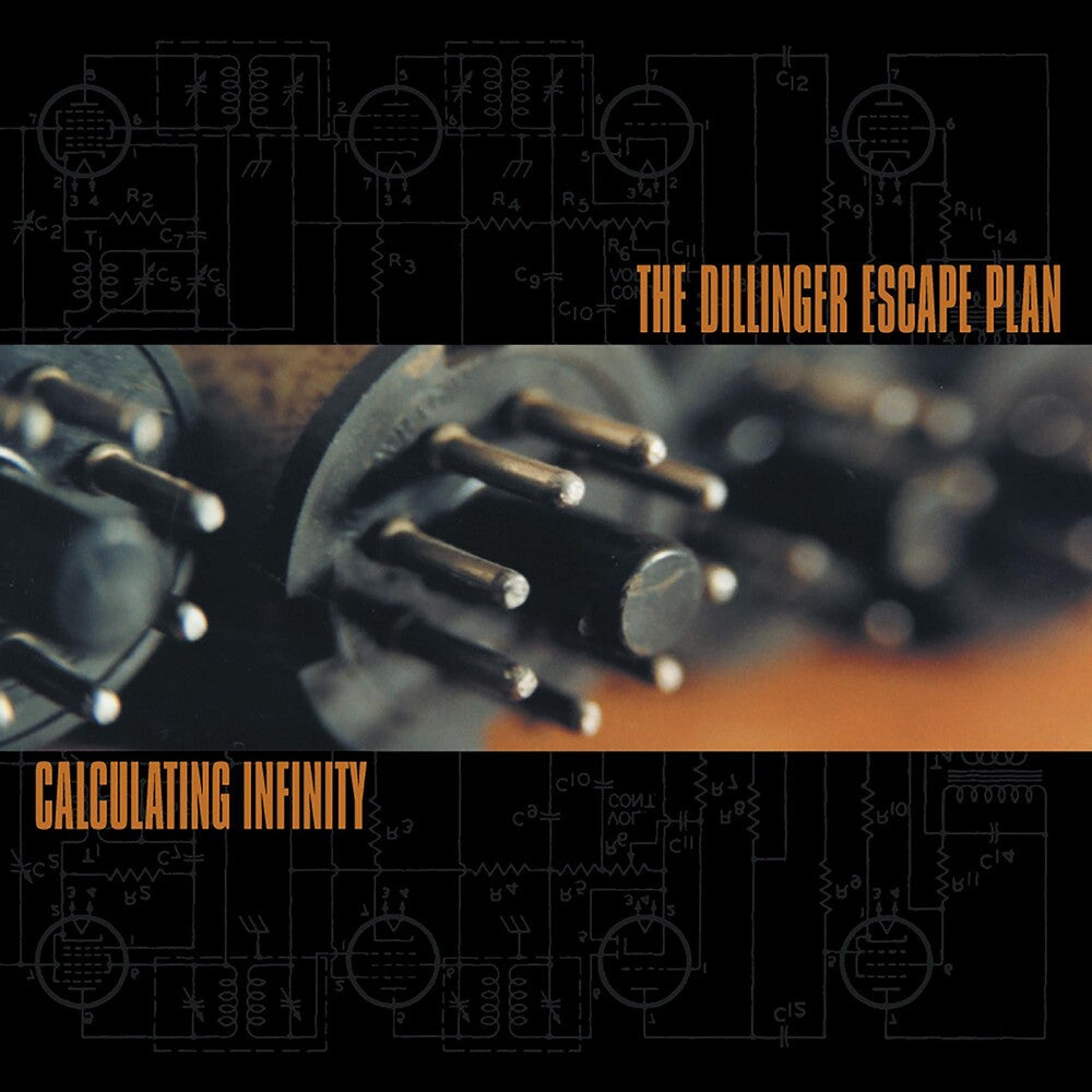 The Dillinger Escape Plan - Calculating Infinity [Halloween Orange, Metallic Silver and Black Tri Color Merge]