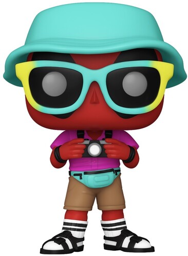 Pop Marvel - Funko Pop Marvel Deadpool Parody Tourist - Collectibles