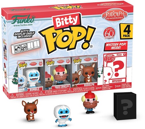 Bitty Pop Rudolph - Funko Bitty Pop Rudolph Bumble 4 Pack - Collectibles