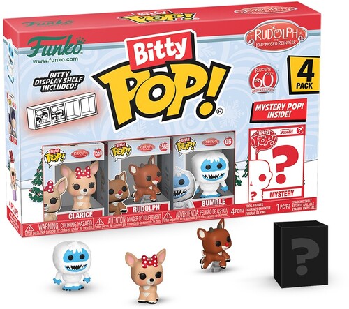 Bitty Pop Rudolph - Funko Bitty Pop Rudolph Clarice 4 Pack - Collectibles
