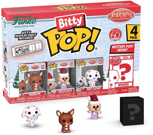 Bitty Pop Rudolph - Funko Bitty Pop Rudolph Rudolph 4 Pack - Collectibles