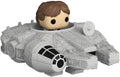 Bitty Pop Rides Star Wars - Bitty Ride Star Wars Han Solo W Millennium Falcon - Collectibles
