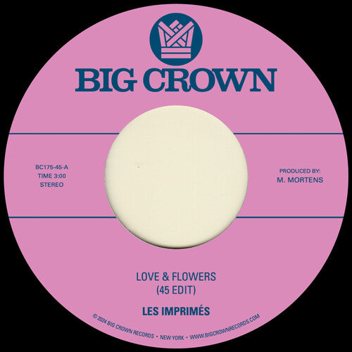 Les Imprimes - Love & Flowers (45 Edit) / You - Vinyl Record