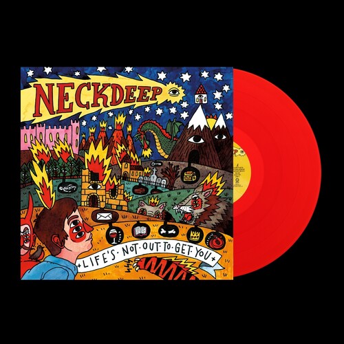 Neck Deep - Life's Not Out To Get You - Blood Red - Vinyl Record