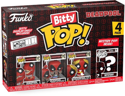 Bitty Pop Deadpool - Funko Bitty Pop Deadpool Dinopool 4 Pack - Collectibles