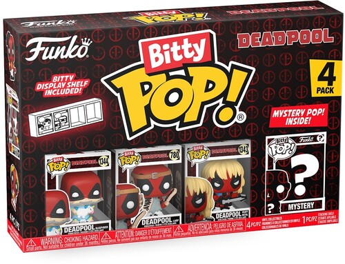 Bitty Pop Deadpool - Funko Bitty Pop Deadpool Sleepover 4 Pack - Collectibles