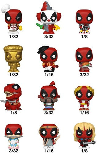 Bitty Pop Deadpool - Funko Bitty Pop Singles Deadpool One Per Purchase - Collectibles