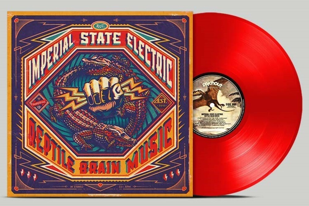 Reptile Brain Music - Red [Colored Vinyl] (Red) Vinyl Record