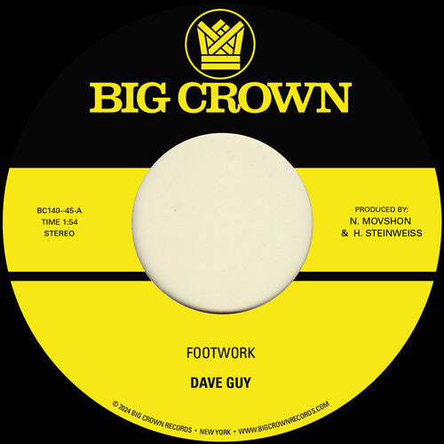 Guy,dave - Footwork / Morning Glory - Vinyl Record