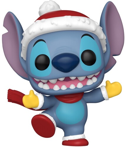 Pop Disney Stitch - Pop Disney Stitch Holiday Stitch With Hat - Collectibles