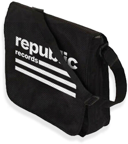 Rocksax Republic Records Flap Top Messenger Bag - Rocksax Republic Records Flap Top Messenger Bag - Special Products