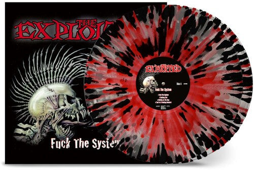 The Exploited - Fuck the System [2LP Clear W Red & Black Splatter]