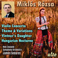 Miklos Rozsa: Violin Concerto Theme Variations Music CD