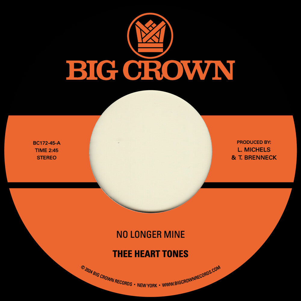 No Longer Mine B/W Cry My Tears Away [7" Vinyl] Vinyl Record