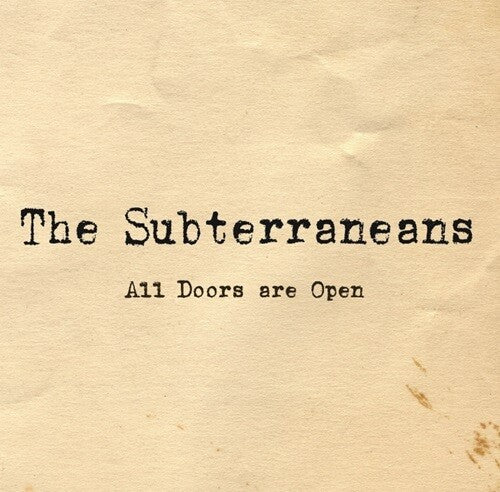 Subterraneans - All Doors Are Open - Music CD
