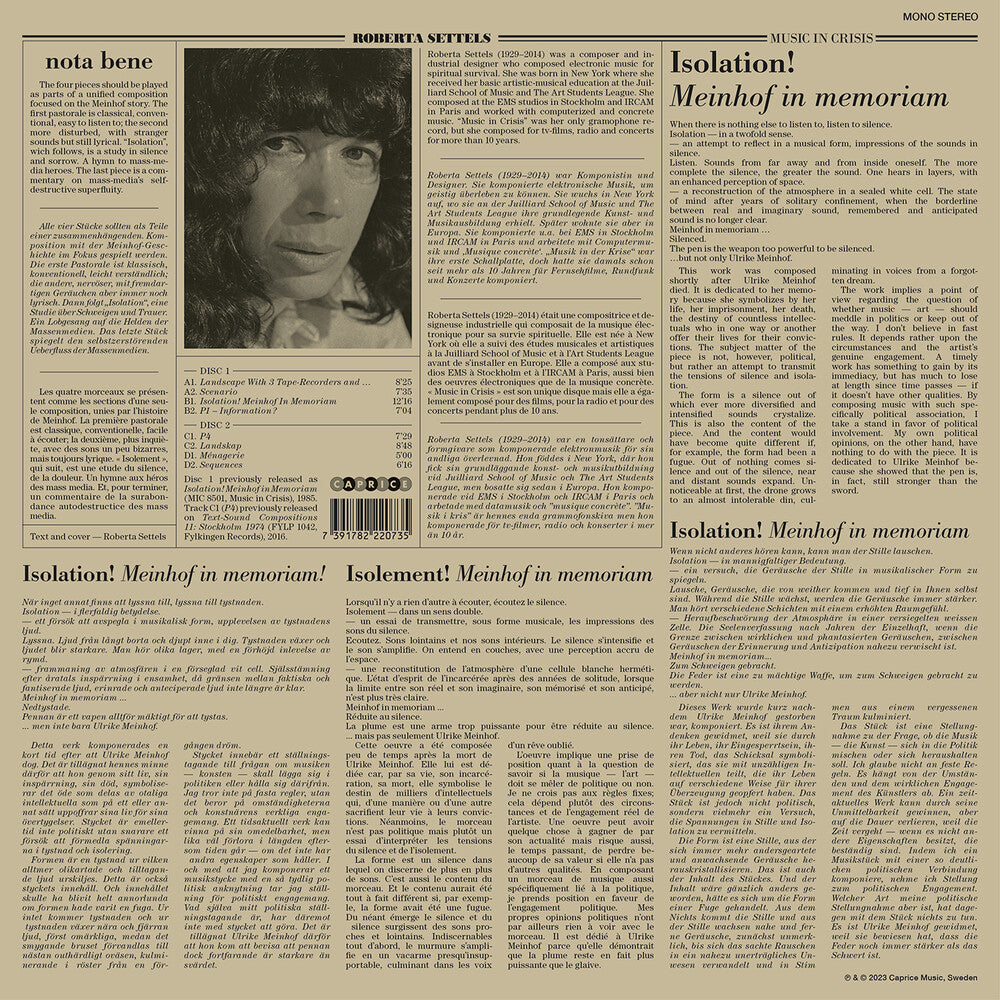 Music In Crisis [LP] Vinyl Record