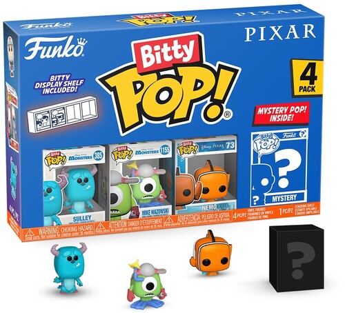 Bitty Pop Pixar - Funko Bitty Pop Pixar Monsters Inc 4 Pack - Collectibles