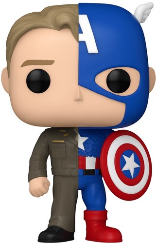 Pop Marvel Comics Split - Pop Comic Split Captain America Steve Rogers - Collectibles