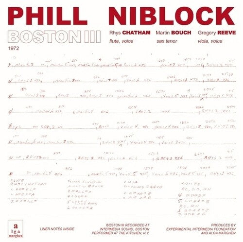 Niblock,phill - Boston / Tenor / Index - Music CD