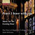 Beach / Gibbons - Peace I Leave With You Music For The Evening Hour - Music CD