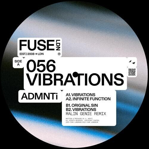 Admnti - Vibrations (with Malin Genie Remix) - Vinyl Record