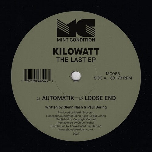 Kilowatt - Last - Vinyl Record