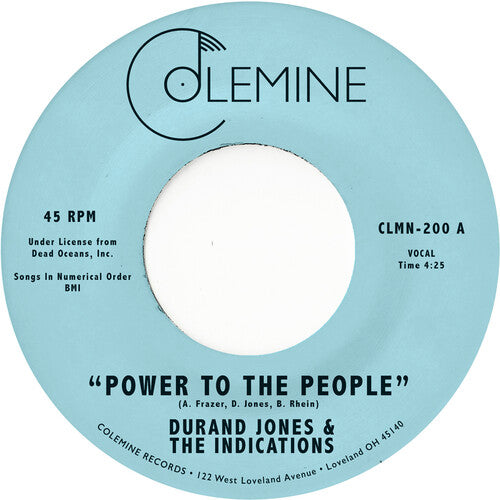 Jones,durand & The Indications - Power To The People - Vinyl Record
