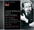 Beethoven, L. Van: Piano Sonatas Nos. 8, 19, 23 And 31 (Berman) (1972-1984) Music CD