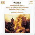 Weber / Paley - Piano Music 3 - Music CD