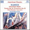 Barber - Solo Piano Music - Music CD