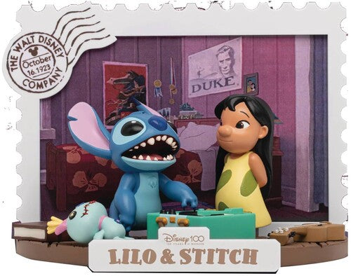 Beast Kingdom - Disney 100 Yrs Ds-134 Lilo & Stitch D-stage 6 Stat - Collectibles