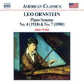 Ornstein / Weber,janice - Piano Sonatas 4 & 7 - Music CD