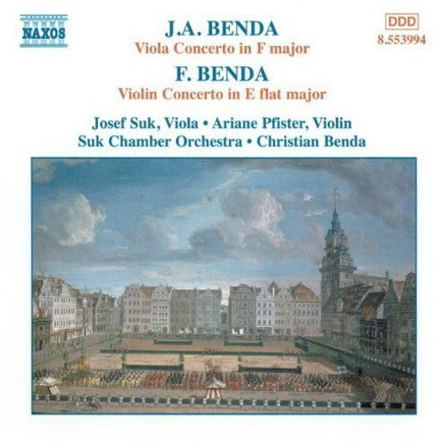 Benda / Suk / Pfister - Viola & Violin Concertos - Music CD