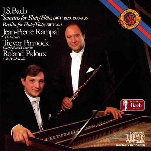 Bach,j.s. / Rampal / Pinnock - Sonatas For Flute & Harpsichord - Music CD