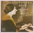 Bach / Landowska - Well Tempered Clavier I - Music CD