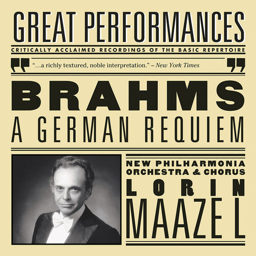 Maazel / Brahms / Cotrubas / Prey / Npoc - Ein Deutsches Requiem - Music CD