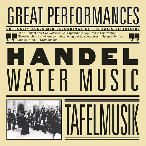 Tafelmusik / Handel - Water Music / Suite From Il Pastor Fido - Music CD