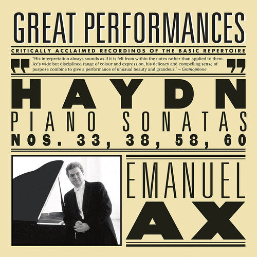 Ax / Haydn - Piano Sonatas 33 38 58 60 - Music CD