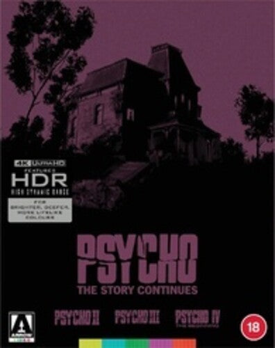Psycho: Story Continues ( Psycho Ii / Iii / Iv ) - Psycho: Story Continues ( Psycho Ii / Iii / Iv ) - UHD