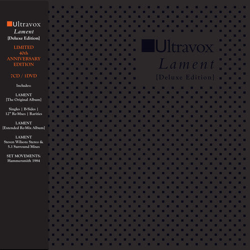 Ultravox - Lament (deluxe Edition): Limited 40th Anniversary - Music CD